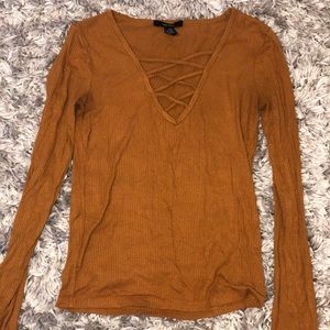 Forever 21 ribbed long sleeve